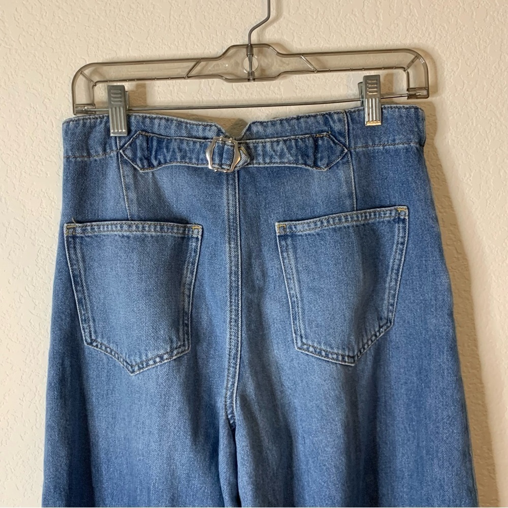 Pilcro Corset High-Rise Crop Culotte Jeans 28 - Picture 7 of 11
